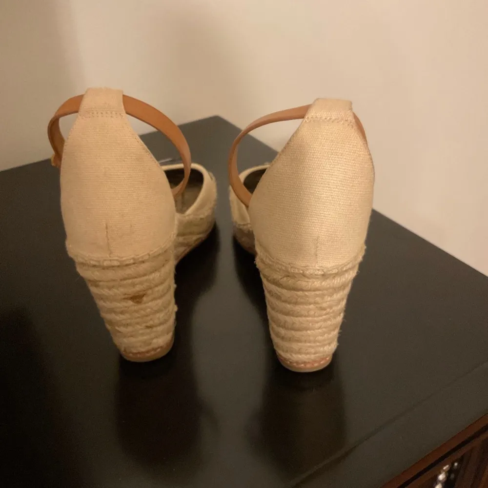 Tory Burch Color Block Wedge Espadrille Sandals - Image 7