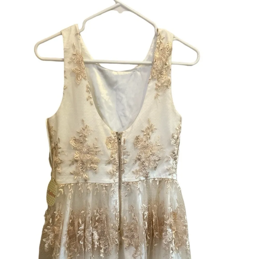 Althea New‎ Gold and cream dress size 8 - Image 3