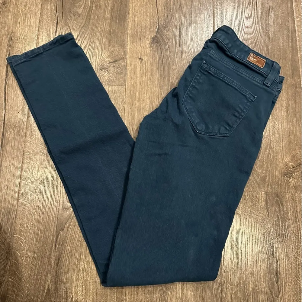 Paige Peg Skinny Leg Jeans Womens 27X32 Blue Medium Wash Stretch 5 Pocket Denim - Image 13