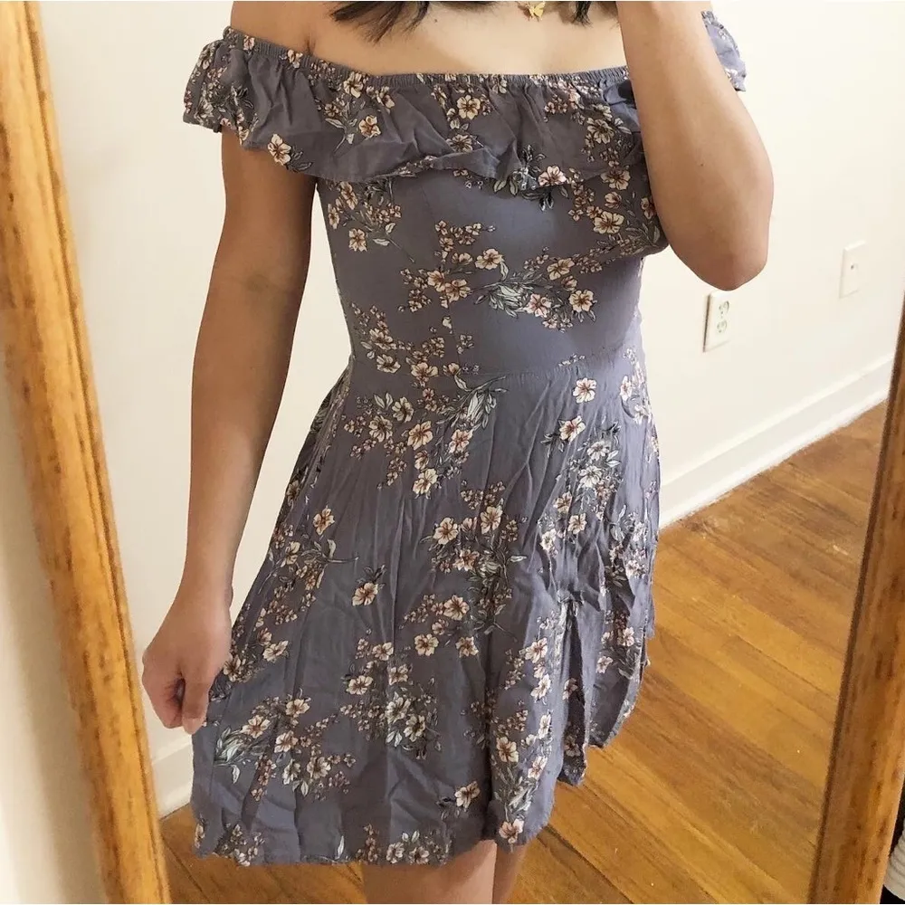 Garage Blue Floral Sleeveless Sundress Dress By Garage Size XS/S - Image 5