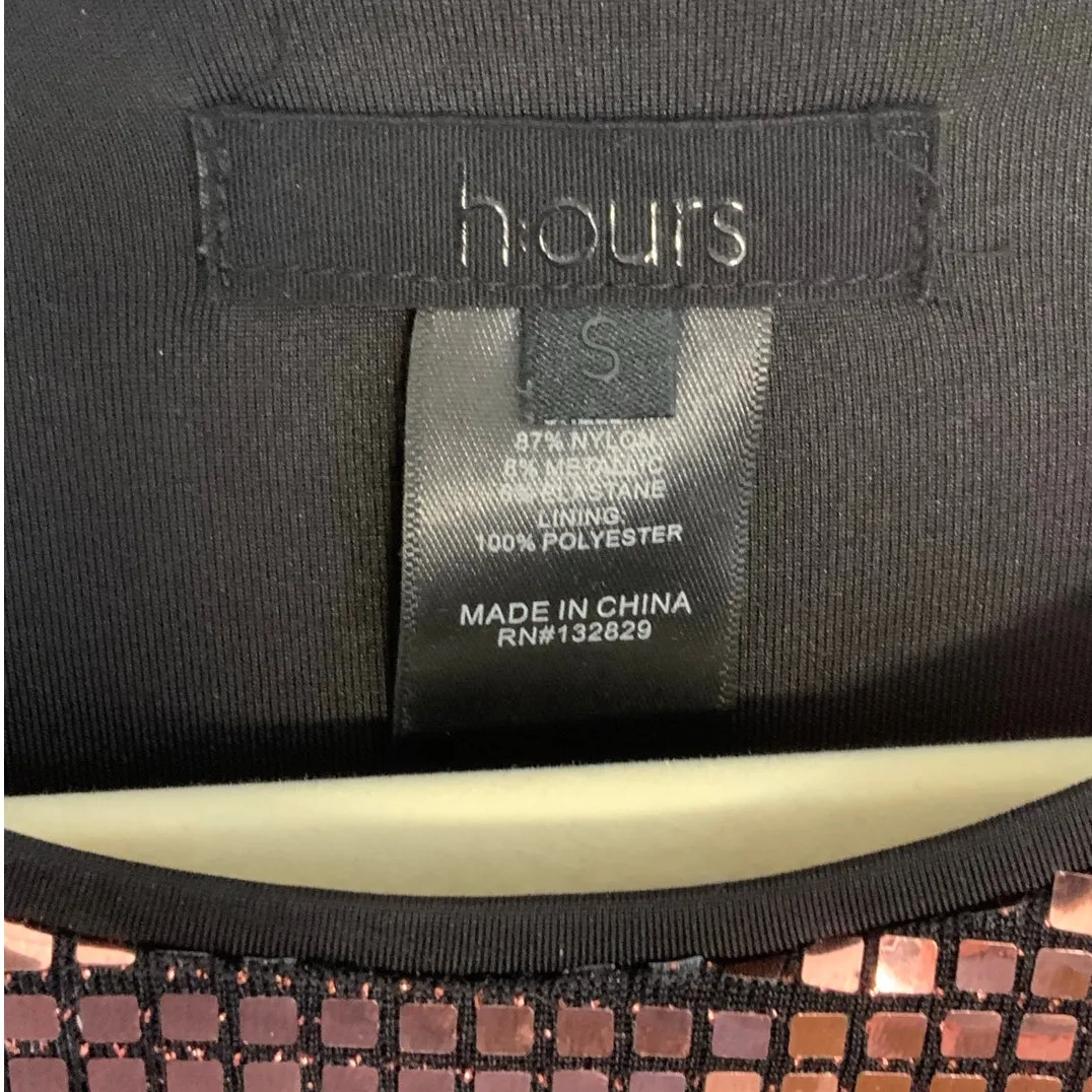 Hours Aubry Mini Dress Sequin Mini Dress size small - Image 3