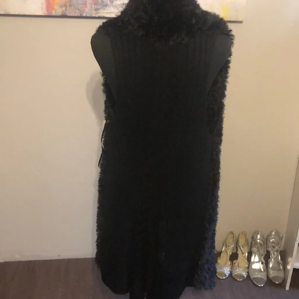 One World sz small lady’s black duster - Image 2