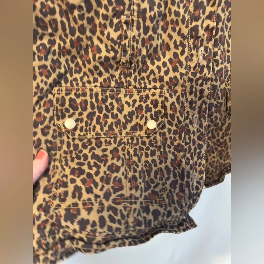 MARISSA WEBB Ellery Print Anorak Jacket size Small Brown - Image 7