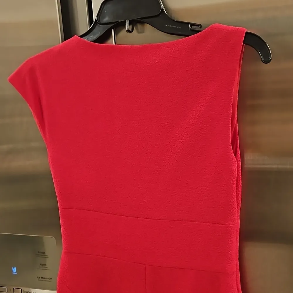 💕 BLACK HALO💕 Alexander Sleeveless Sheath Gathered Dress ~ Pink 2 NWOT - Image 13