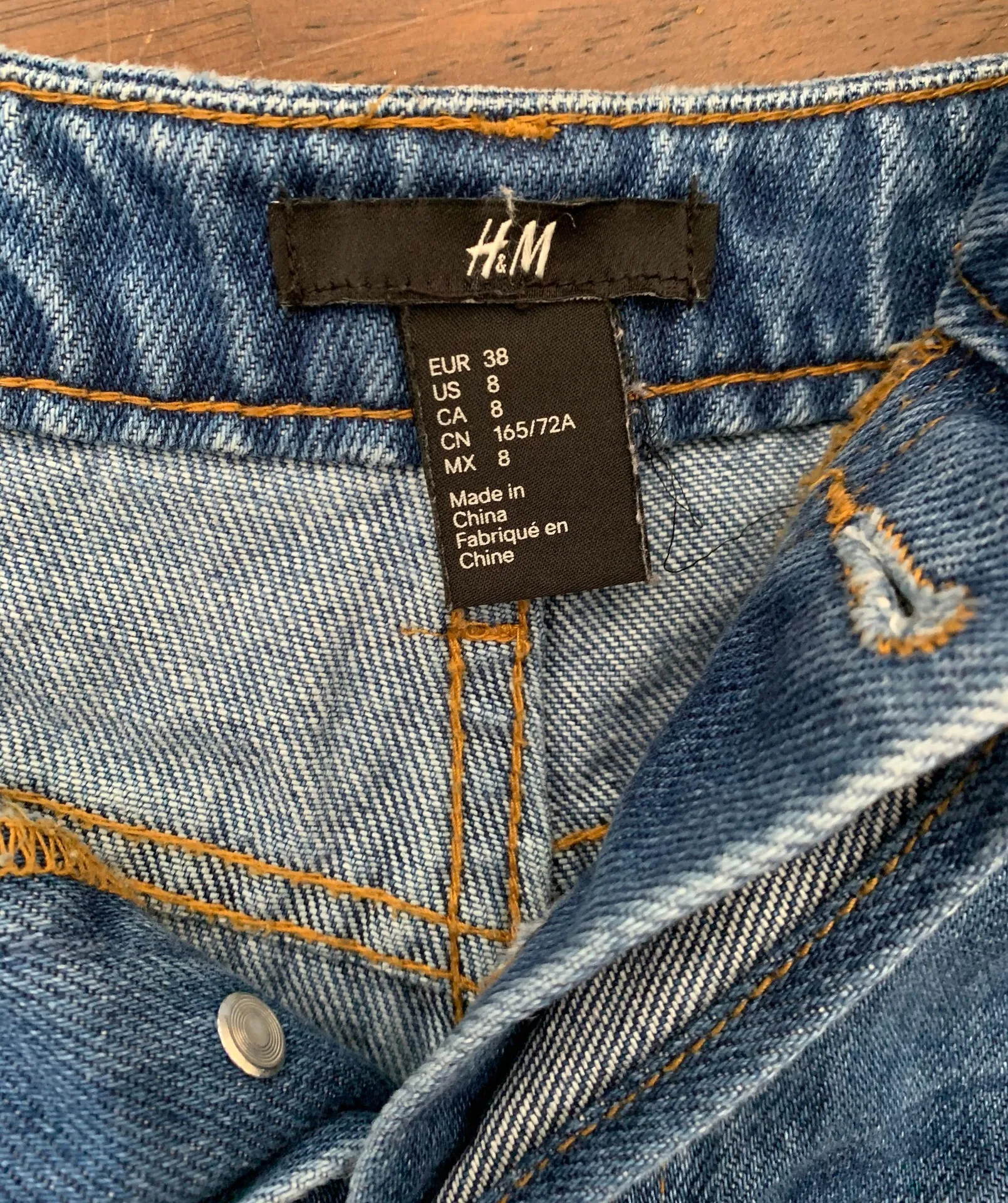 H&M Cut Off Jean Shorts - Image 2