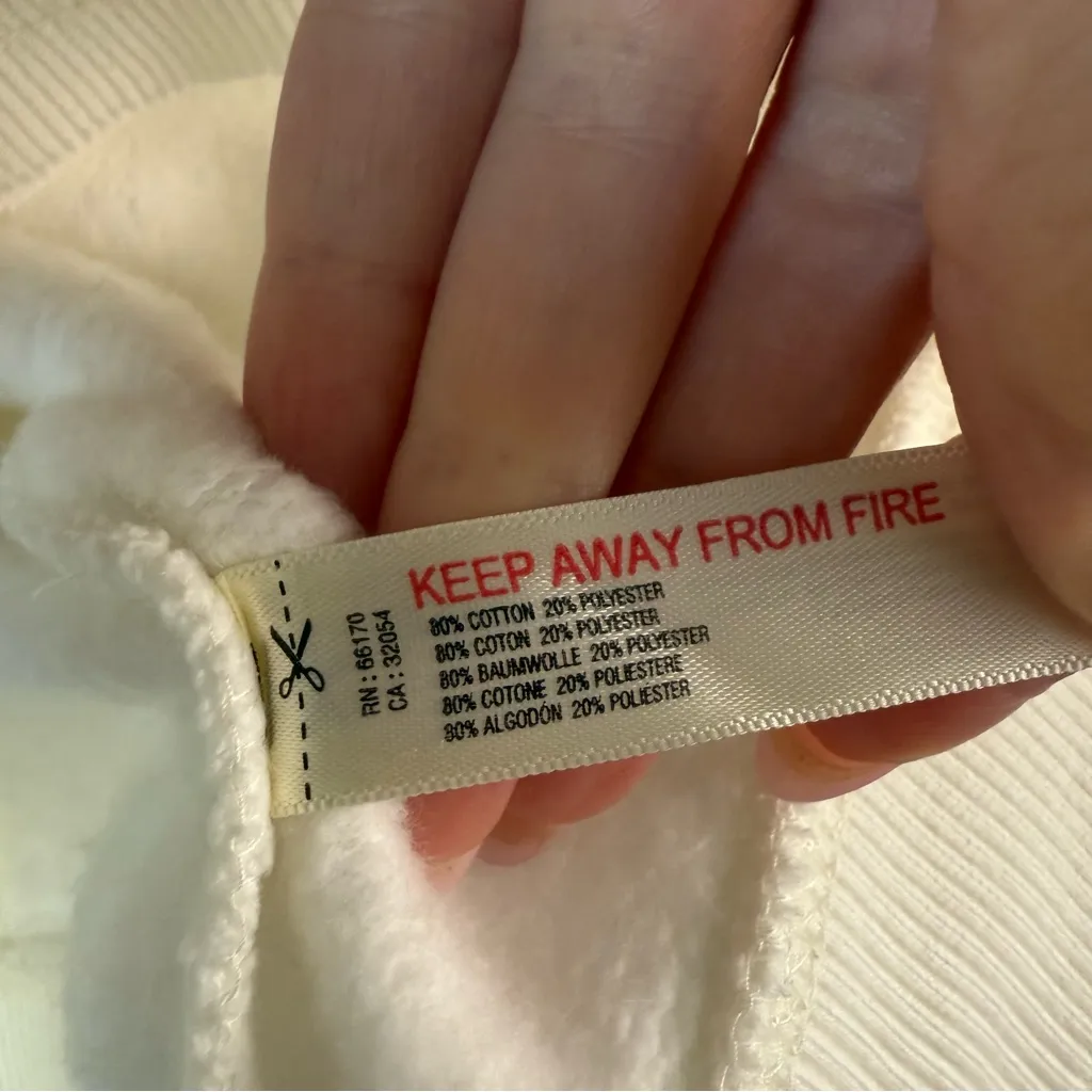 Free People Movement Intercept Pullover Sweatshirt Ivory S - Image 6