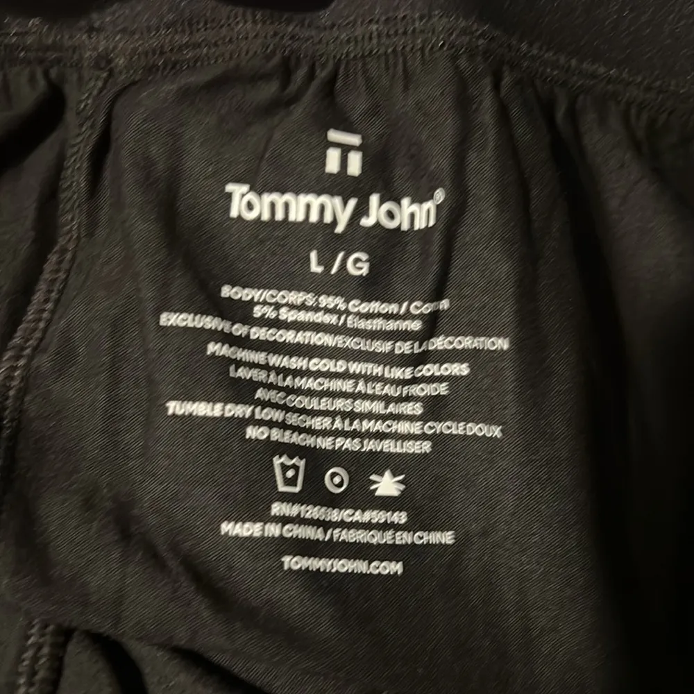 Tommy John cotton‎ pajama pants . Size L Black Size L - Image 5