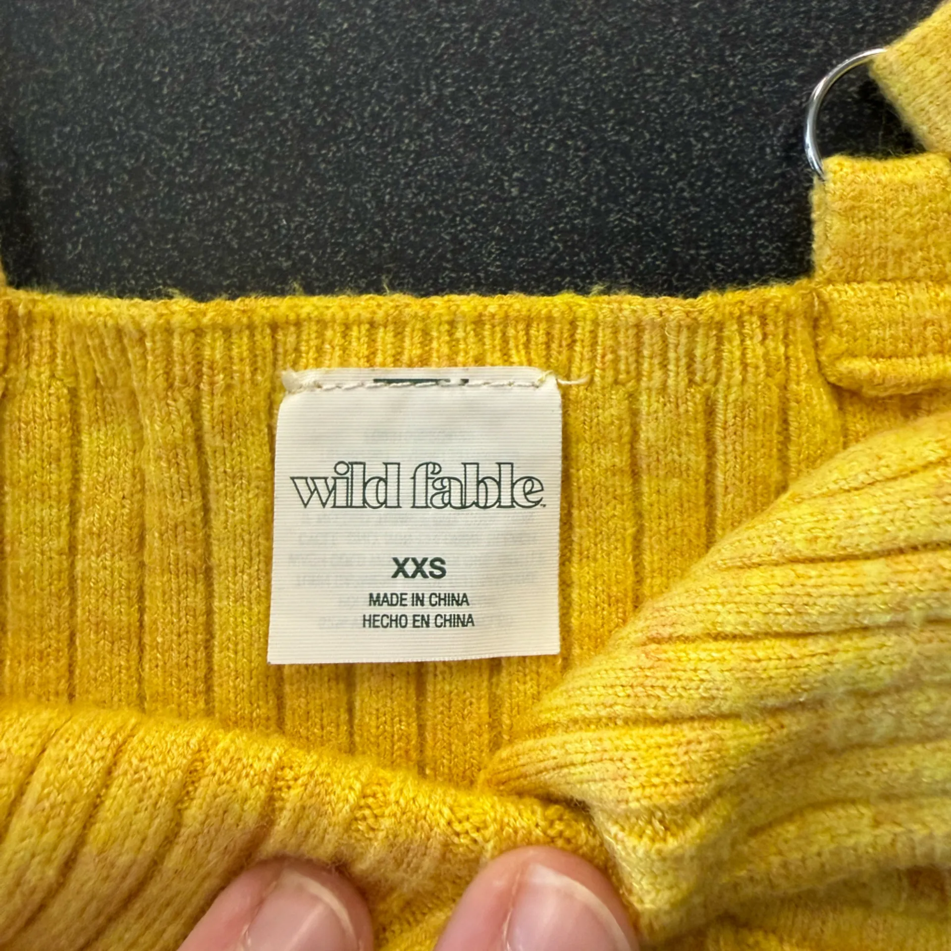 Wild Fable Ribbed Camisole Trio - Black, Yellow, Green - Image 4