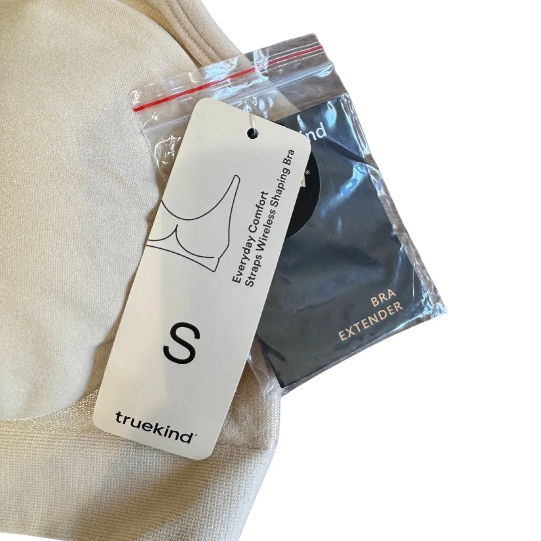 Shapermint TRUEKIND Everyday Comfort Straps Wirefree Shaper Bra Chai NWT Small Tan - Image 6
