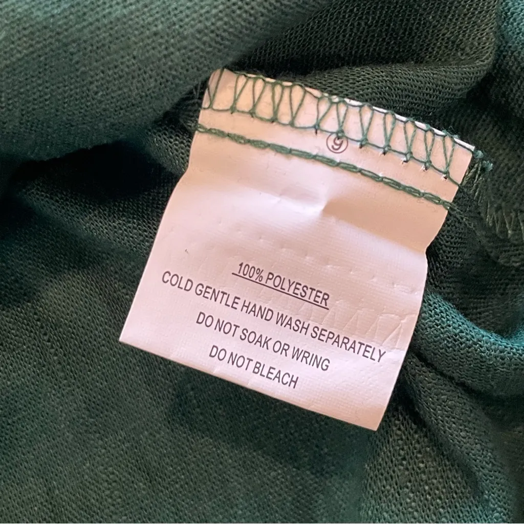 Green cutout back dress - Image 6