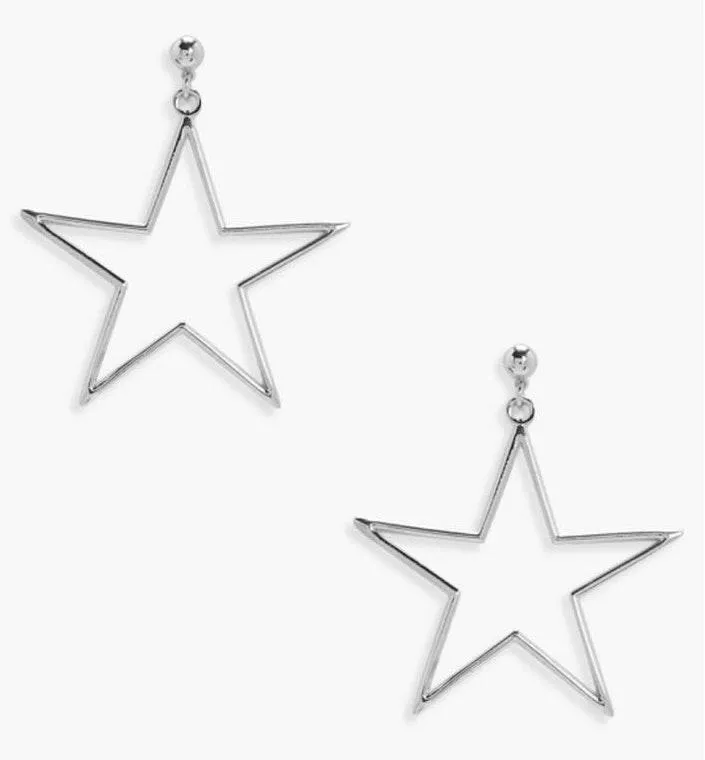 Star Hoop Earrings - Image 2
