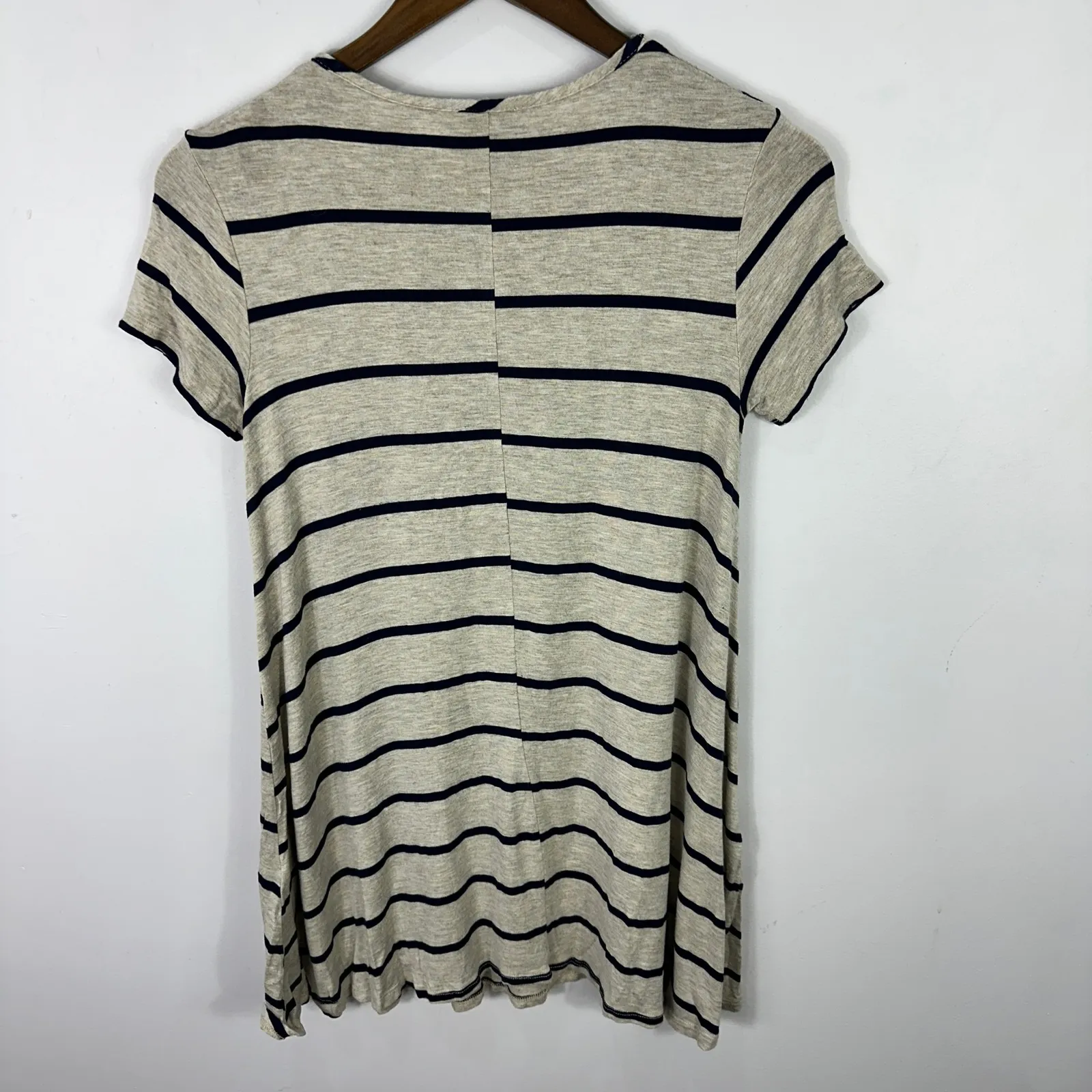 Show Me Your Mumu Tunic Top Womens XS Blue Striped Nautical Elevated Basic - Image 6