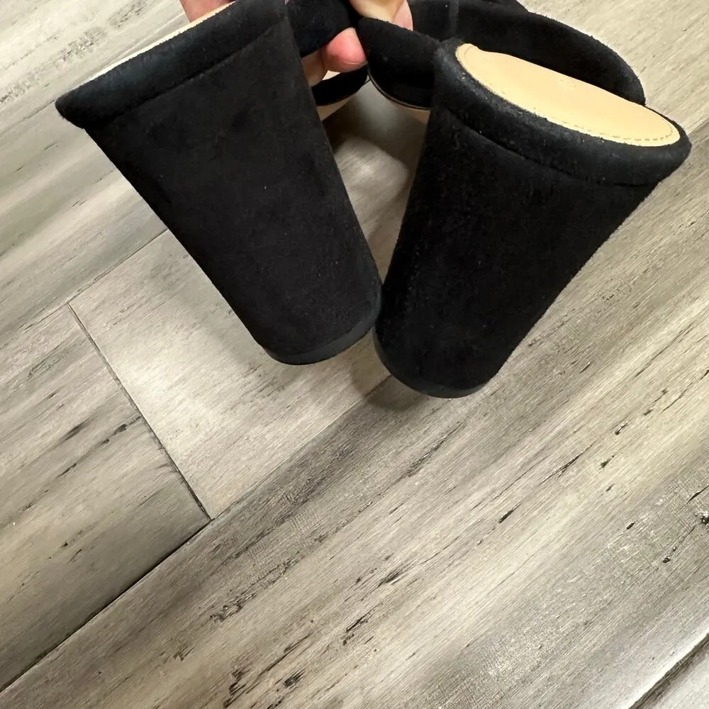 Veronica Beard Gauley Slide Heels Women's Black Size 8.5 - Image 3