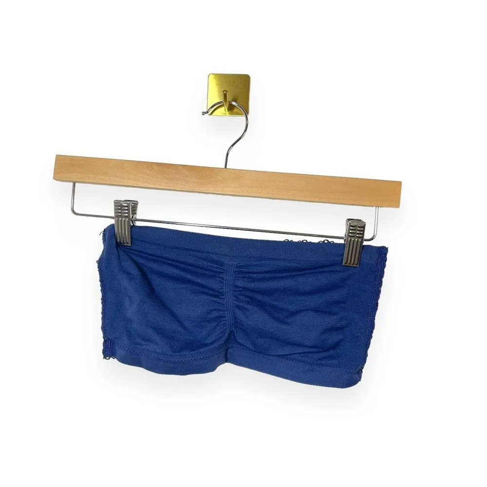 Coobie Intimates Strapless Bandeau w Lace Back in Navy One Size Blue Size undefined - Image 5