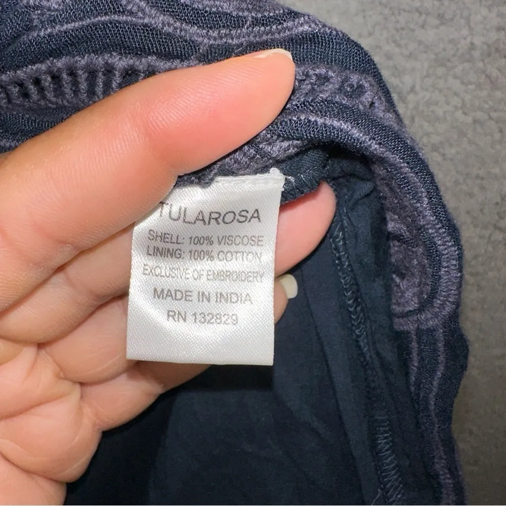 Tularosa Dress Womens Medium Rocky Wrap Eyelet Whimisgoth Witchy Dark Academia - Image 5