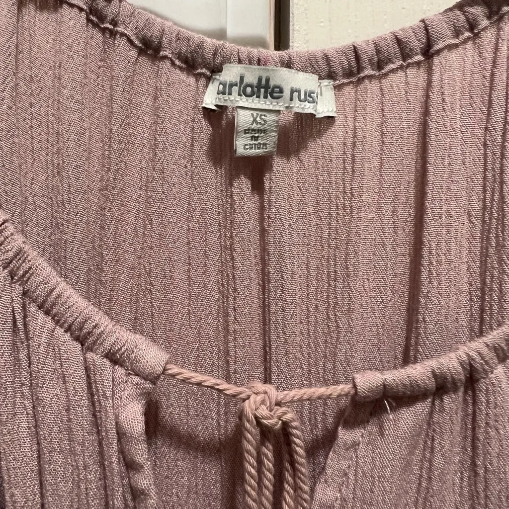 New with tags Charlotte Russe boho romper - Image 2