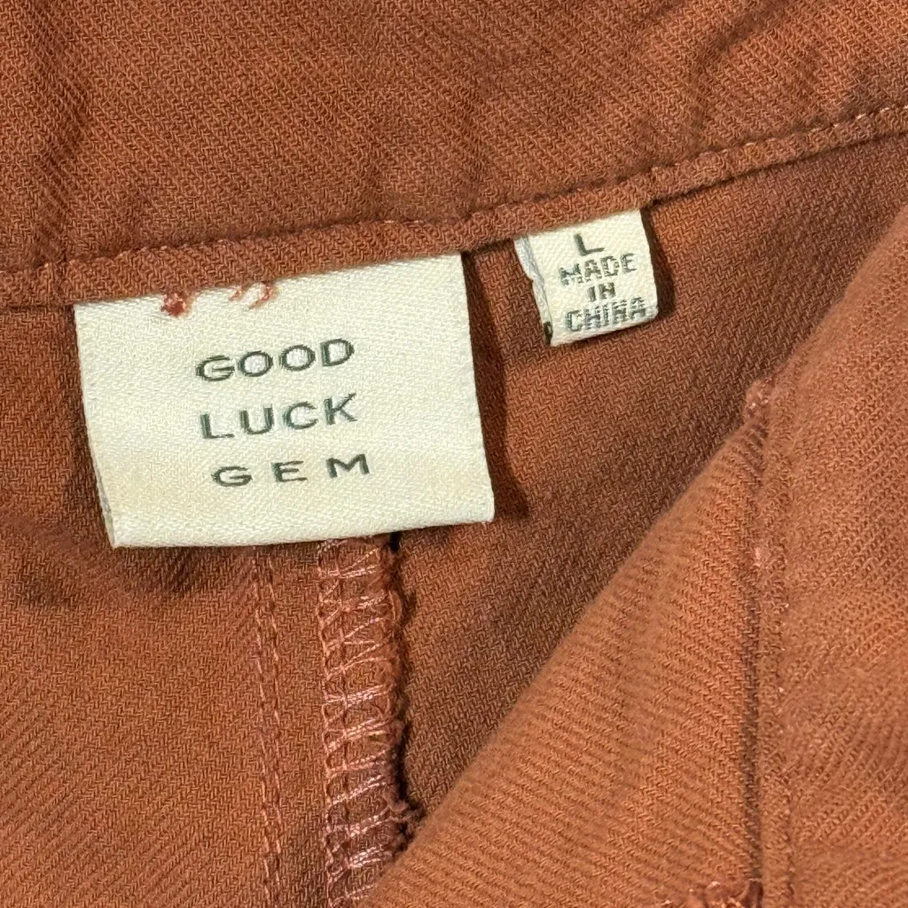 Good Luck Gem Linen Blend Cargo Pants, Large - Image 2
