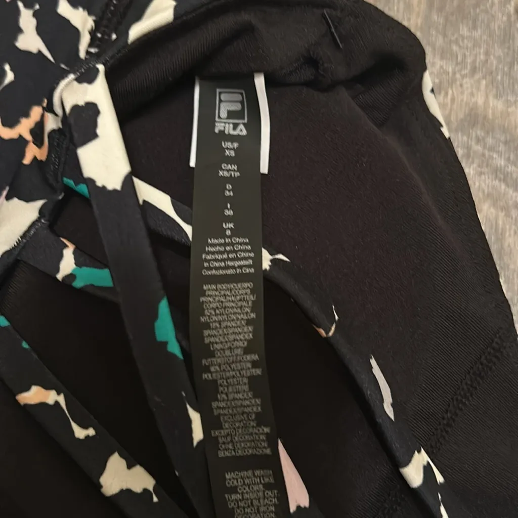 NWT Fila Uplift‎ High Neck Sports Bra Crop Top Size X Small - Image 6