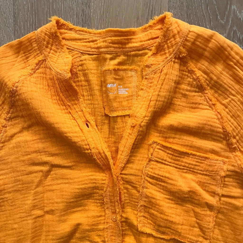 Aerie Warm Orange Top brand new - Image 3