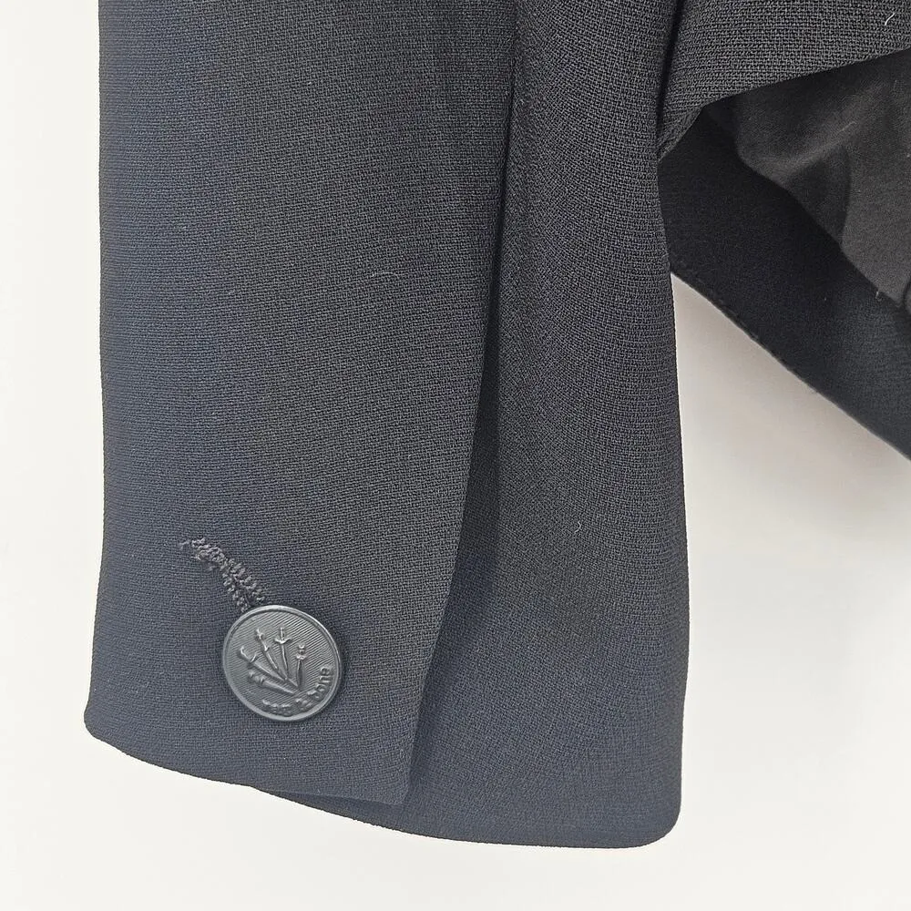 Rag & Bone‎ Women's Teresa Cut Out Peekaboo Back Blazer Black Size 2 - Image 13