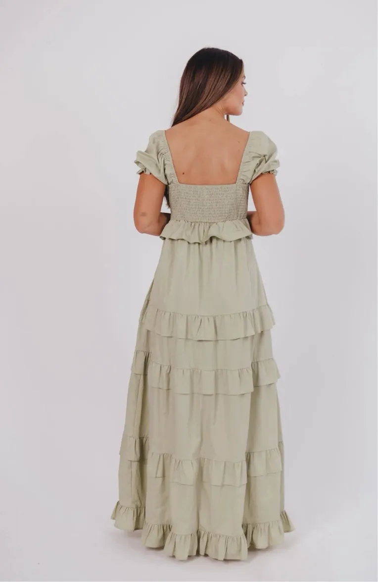 Worth Collective Hattie Ruffle-Tiered Maxi Dress - Image 4