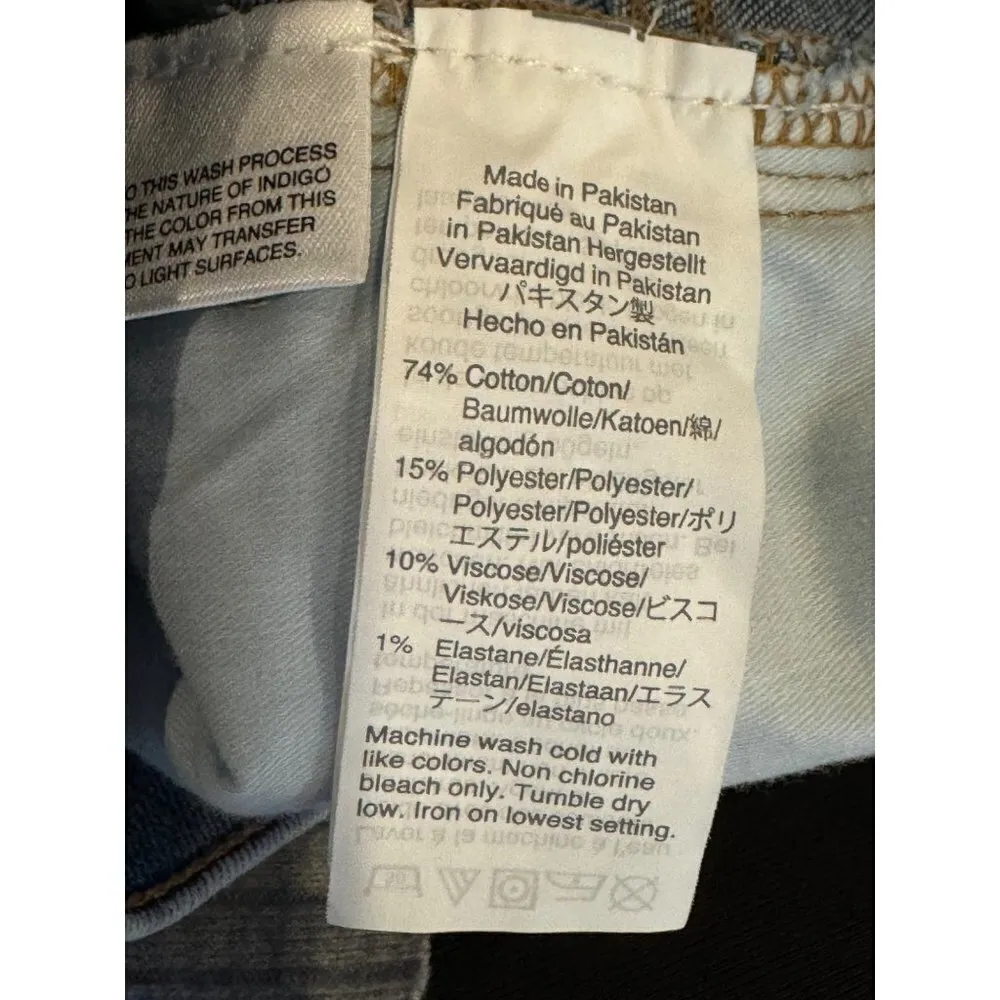 J Crew Jeans Women 27 Blue Denim Light Wash High Rise Skinny Retro Preppy - Image 7