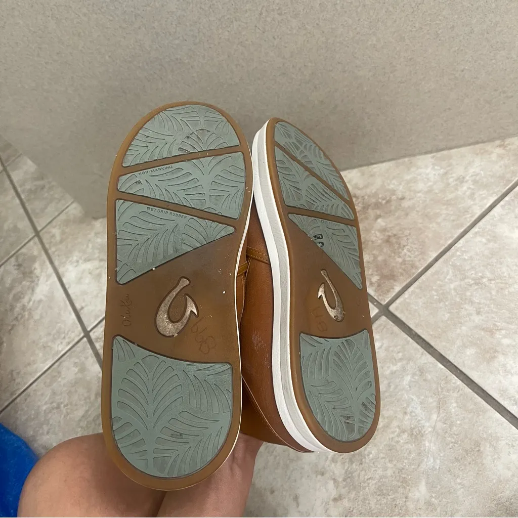 OluKai KITHELE ILI W9.5 EUR 39.5 Convertible Sneaker Shoes Women's‎ Brown Size 9.5 - Image 5