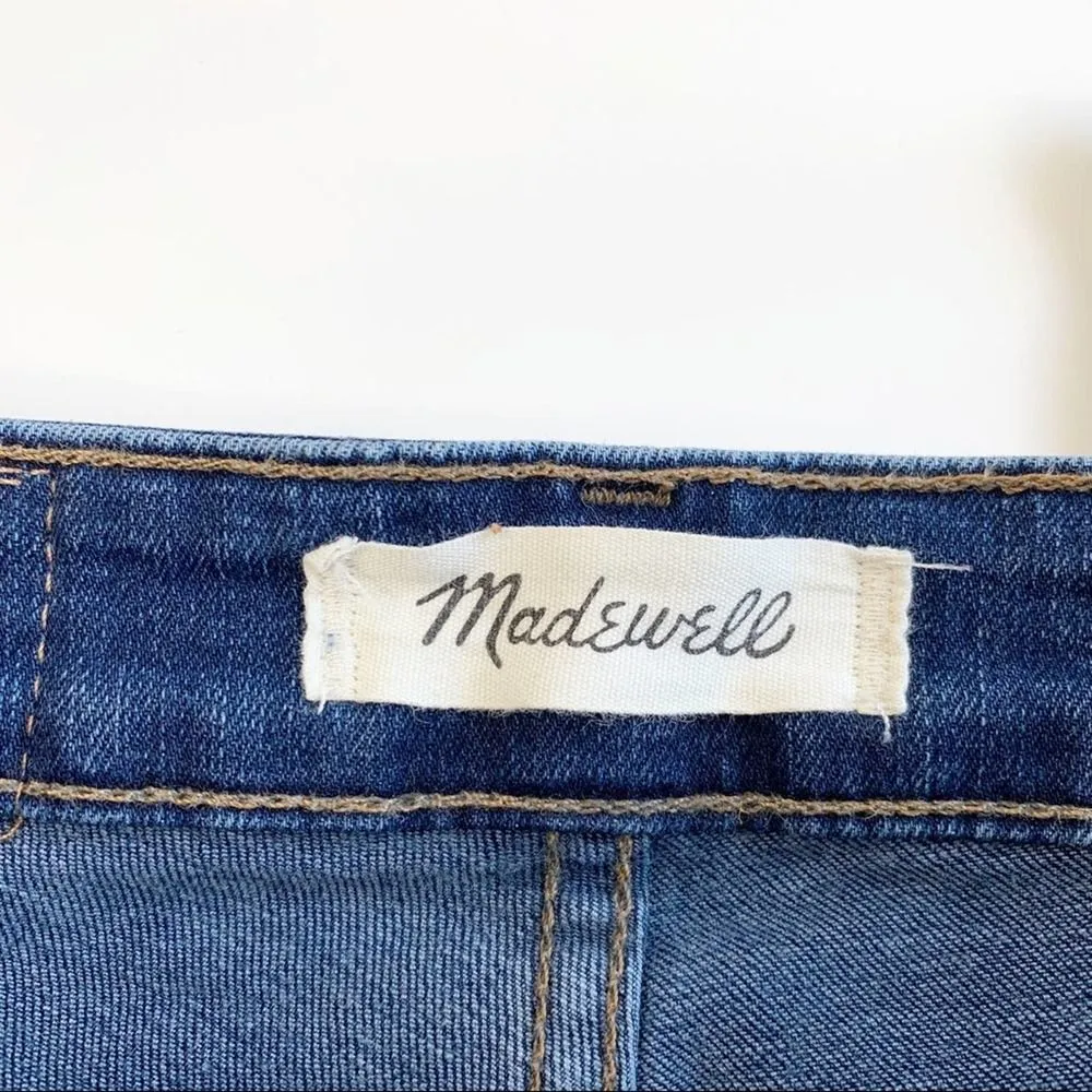 Madewell Curvy High Rise Skinny Jeans Dark Wash Blue Size 25 P Stretch Denim - Image 7