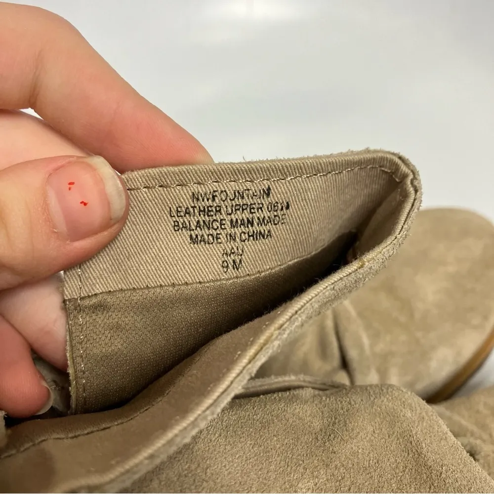 Nine West‎ tan suede leather boots size 9 - Image 8