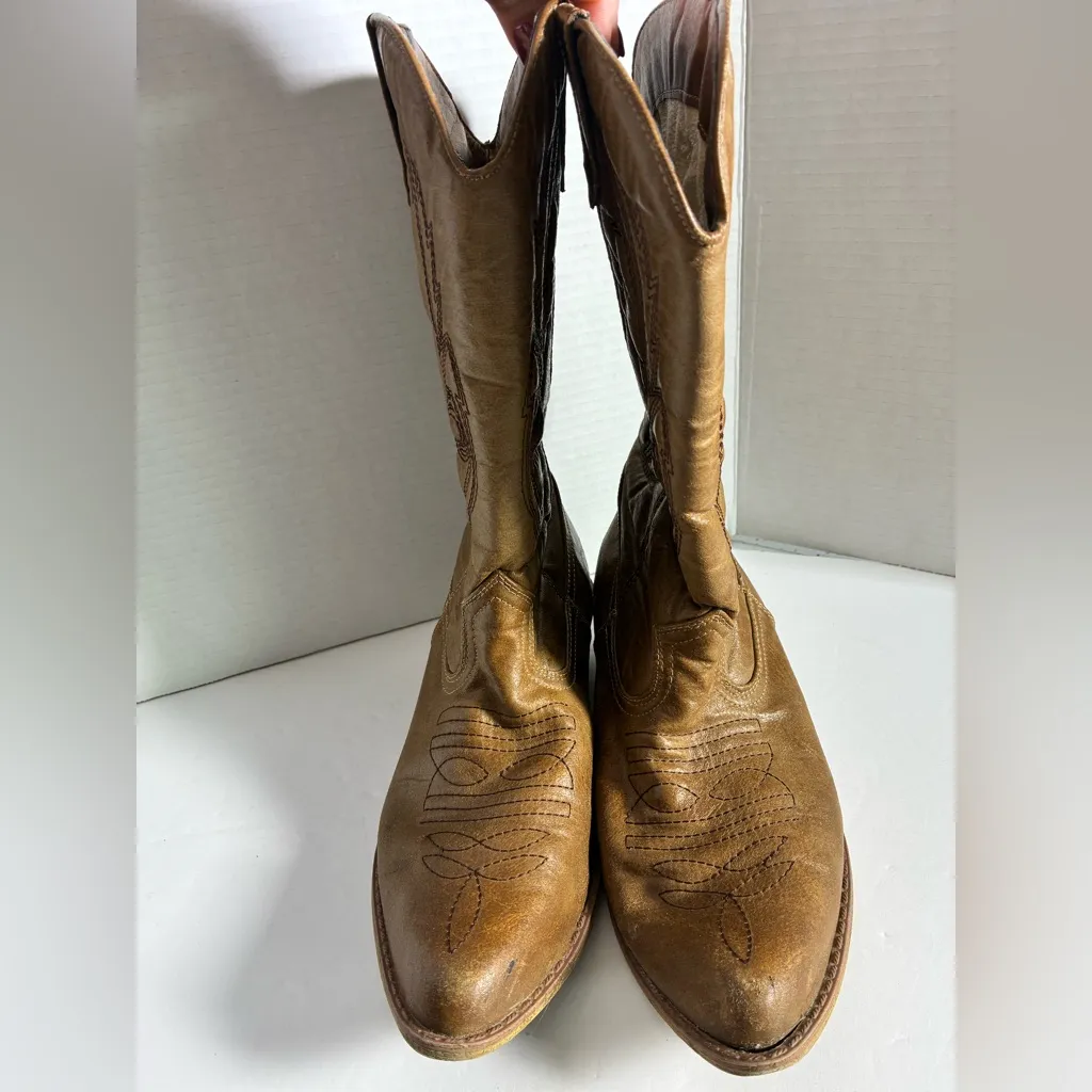 Coconuts by Matisse “gaucho” Brown Western Cowboy Boots - 7.5 - Image 2