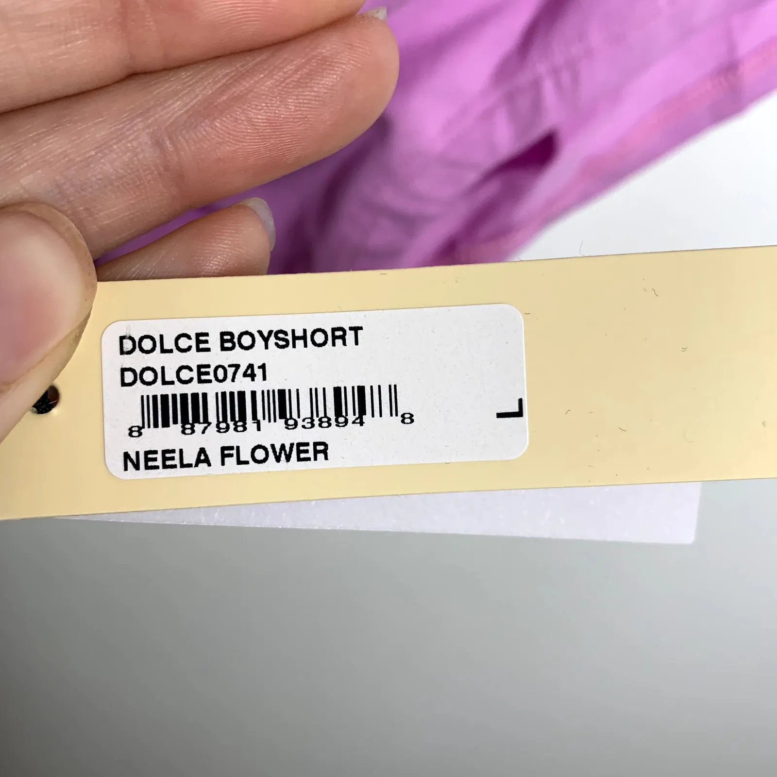 CosaBella Dolce Boyshort and Soft Bra Set 2 piece Neela Flower New Womens Large - Image 5