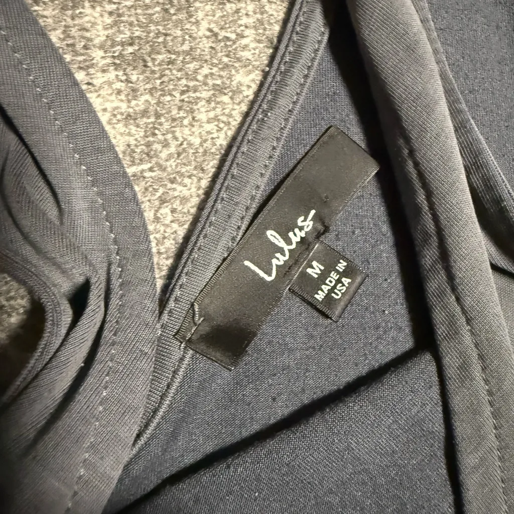 Lulus Tank Romper Blue Size M - Image 2