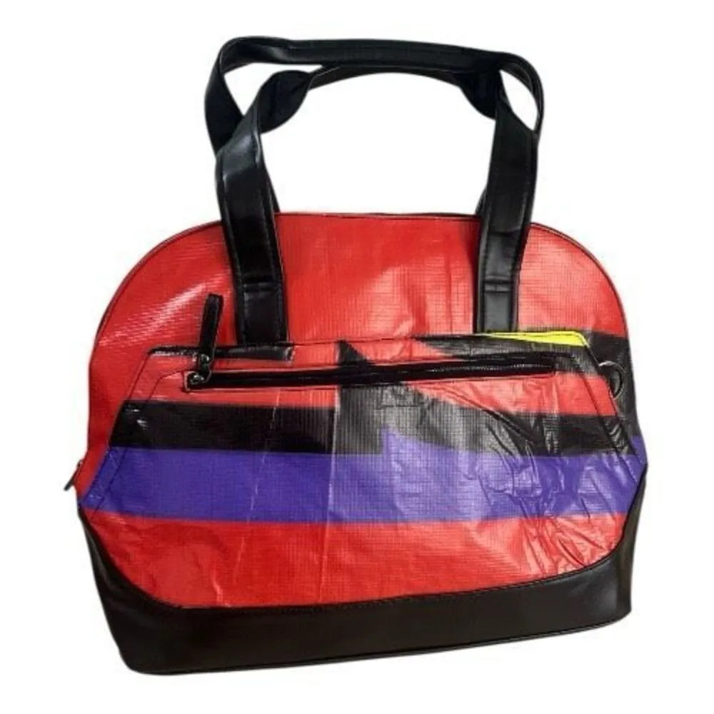 RAREFORM Crossbody Maya Tote Red Purple Black Travel Bag Water - Image 2