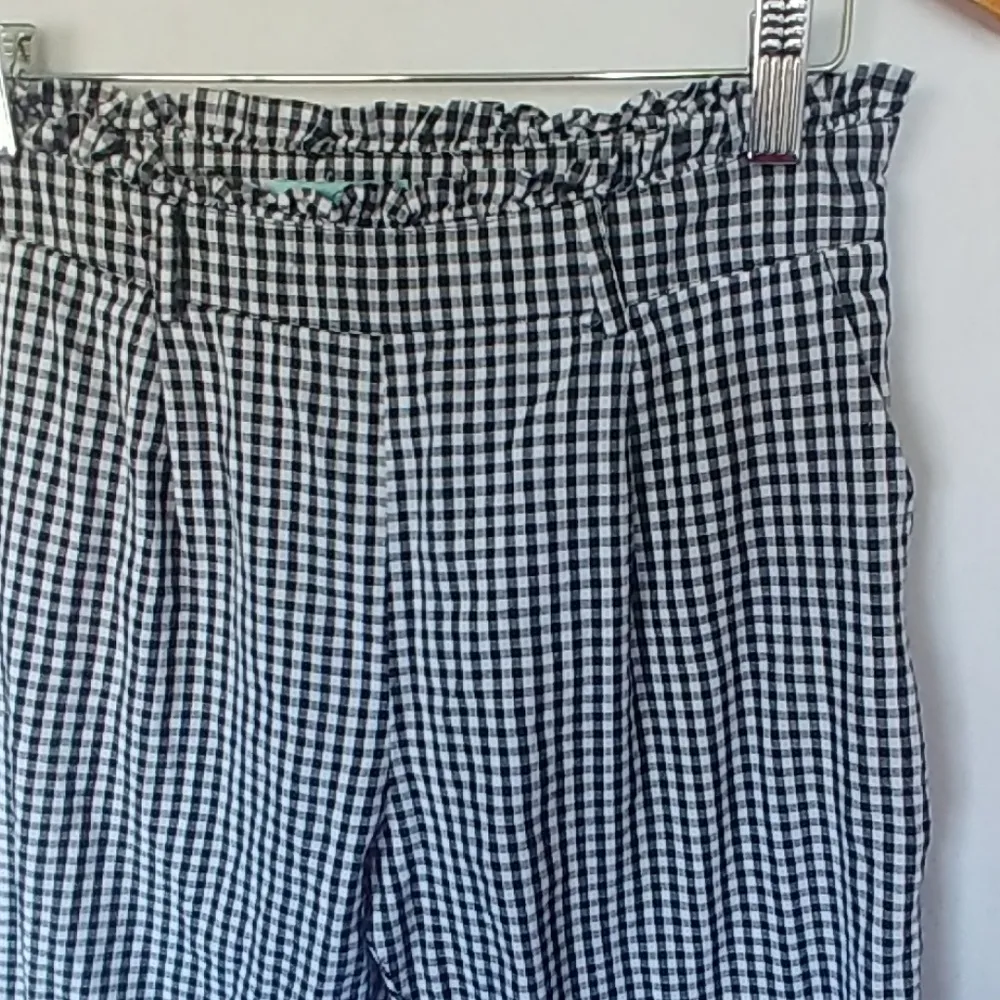 LF Mint Vanilla Gingham Check Paperbag Pants - Image 3