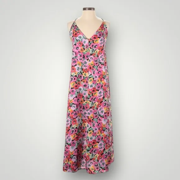 RESA Hannah Floral Maxi Dress Women’s Medium Pink V - Image 3