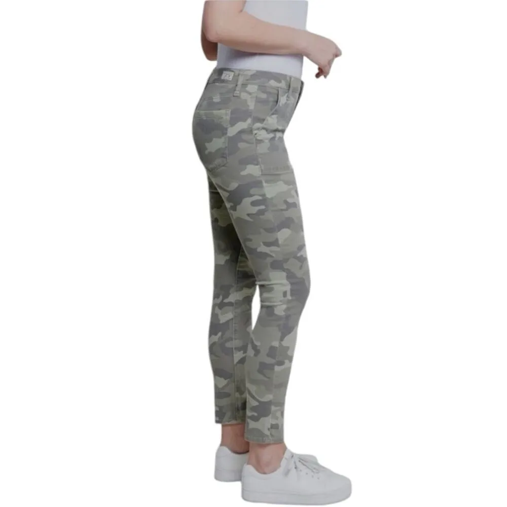 Seven7 Jeans Tummyless High Rise Skinny Ankle Green Camo Women’s Plus Size 16 - Image 2
