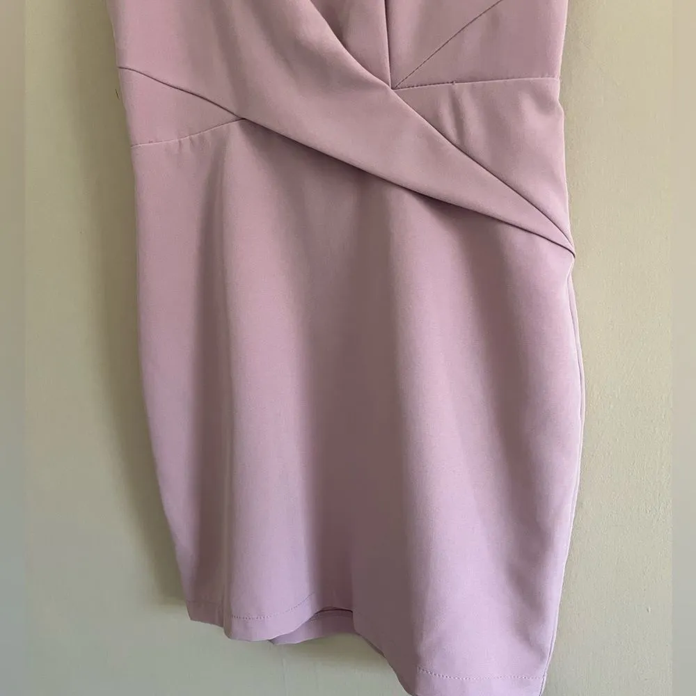 Superdown Mauve Bodycon Mini Dress Small Pink Spaghetti Strap Revolve Cocktail - Image 6