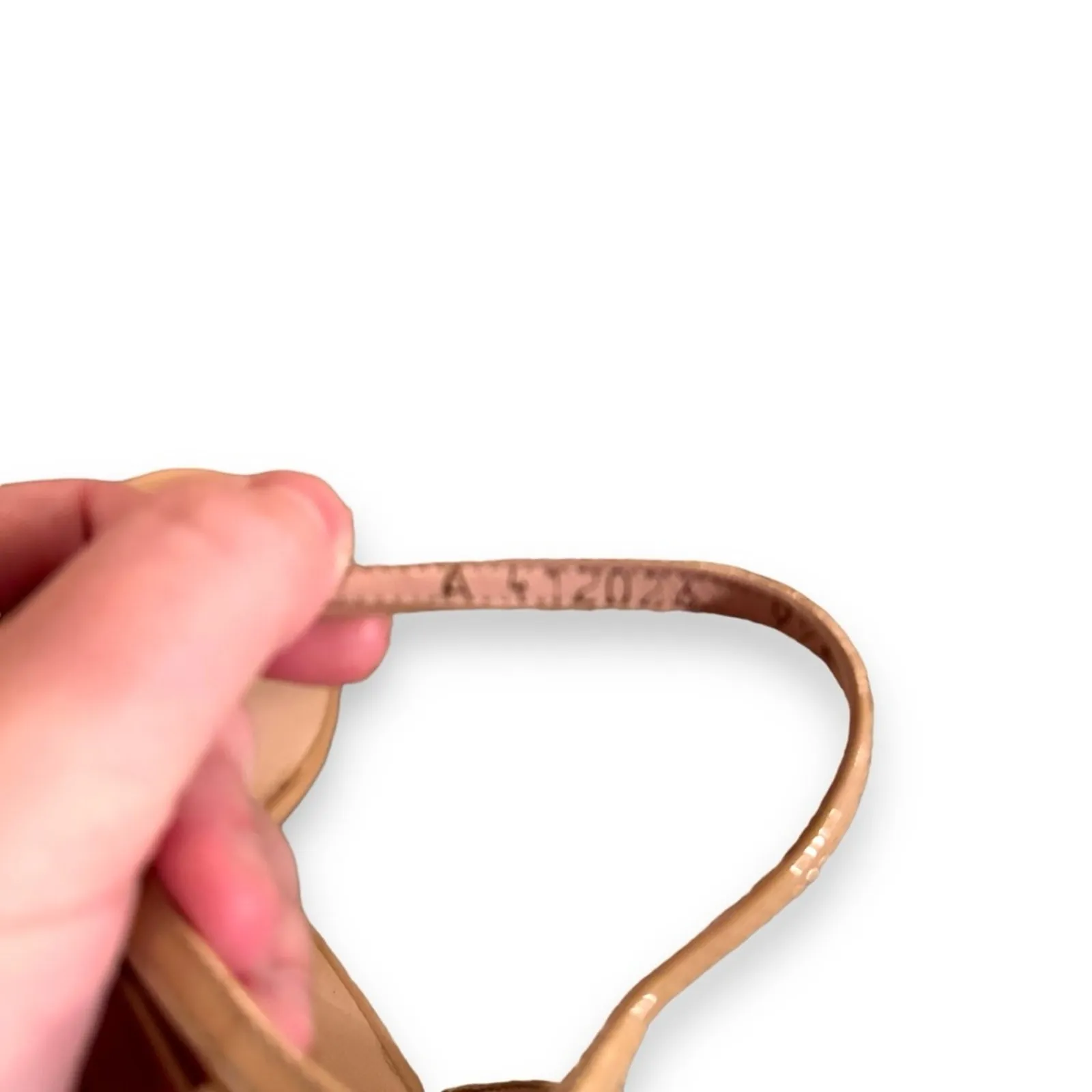 Stuart Weitzman Nudistrong Patent Leather Ankle‎ Wrap High Heel Sandals Sz 9.5 - Image 12