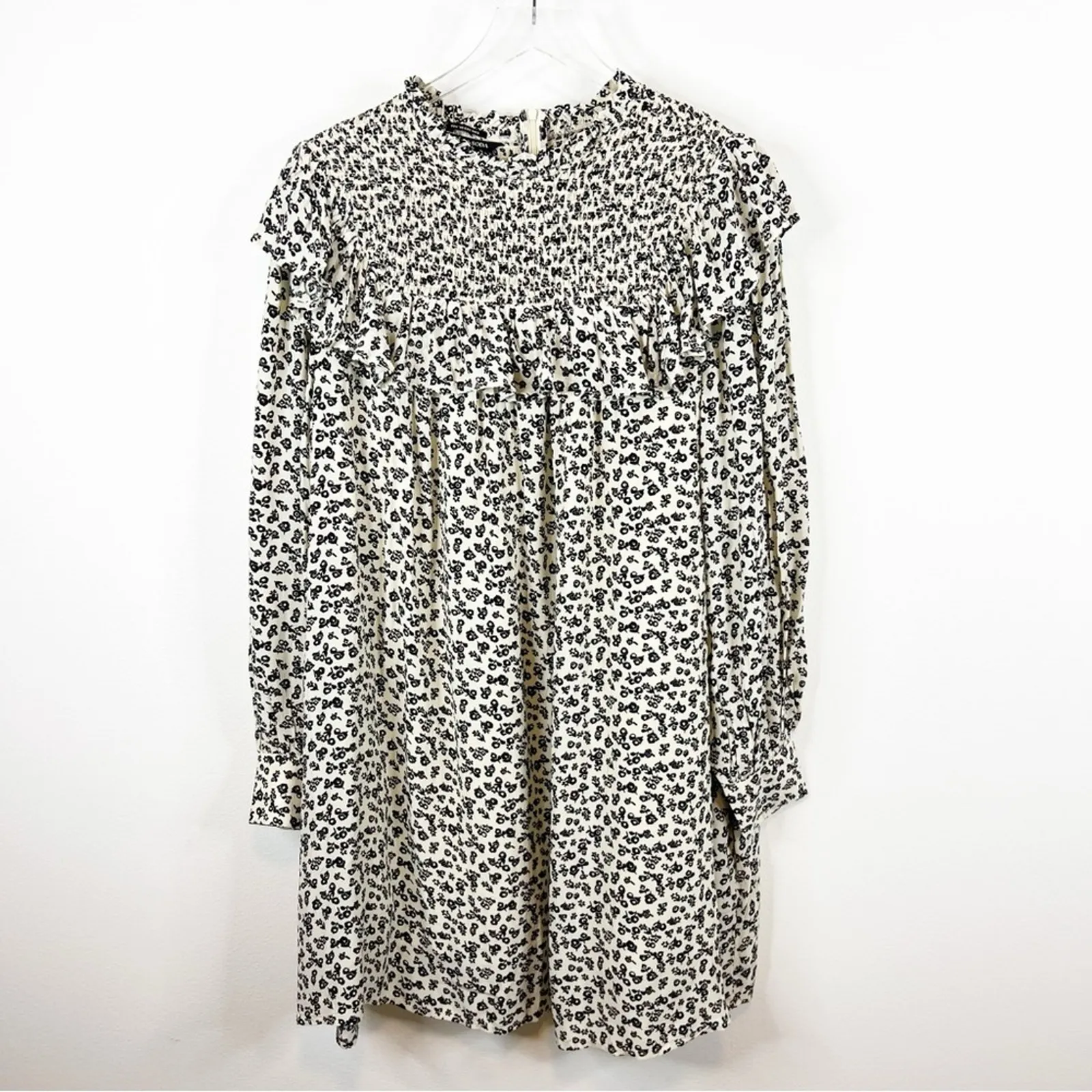 NWT Scotch‎ & Soda Frill Ruffle Floral Mini Dress M - Image 2