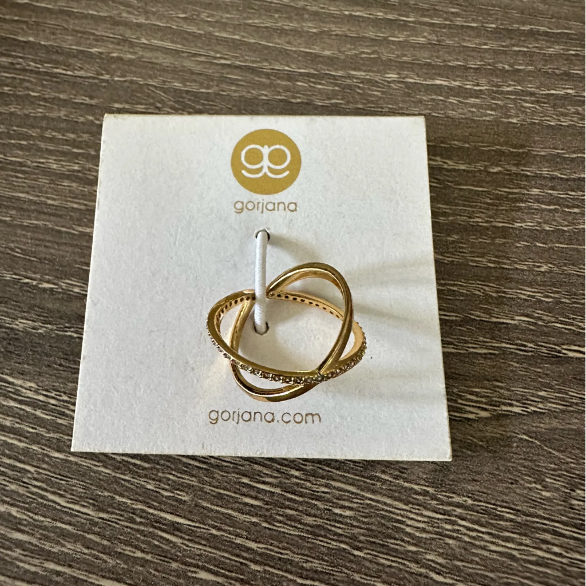 Gorjana Orbit Shimmer Ring 7 18K Gold Plated - Image 10