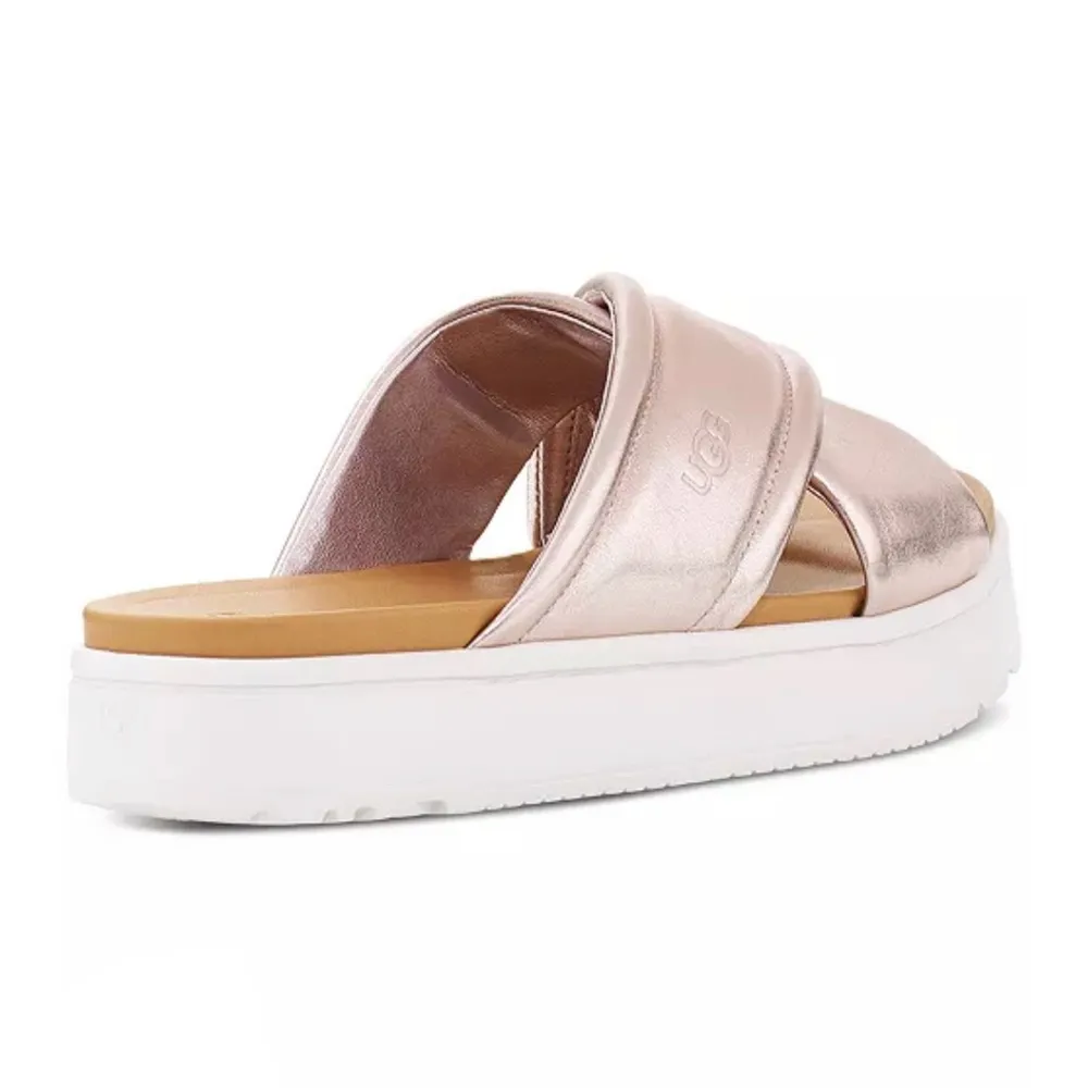 UGG Platform Leather Slide Sandals Size 9M, New in Box - Image 2