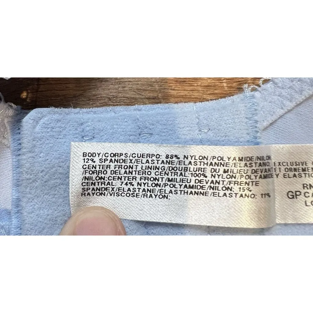 Wacoal Women Soft Embrace Underwire Bra 851211 36C Chambray Blue NWT - Image 7