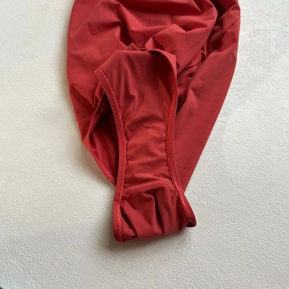 Lululemon Red Strappy One Piece Swimsuit Size 4–6 | Lattice Back Bathing Suit - Image 7