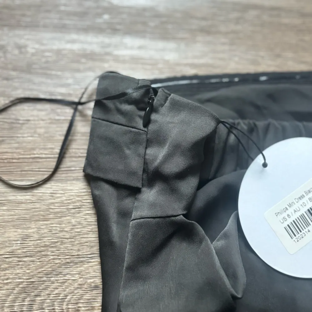 Princess Polly Phillipa Mini Dress Black - Sz 6 - NWT - Image 5