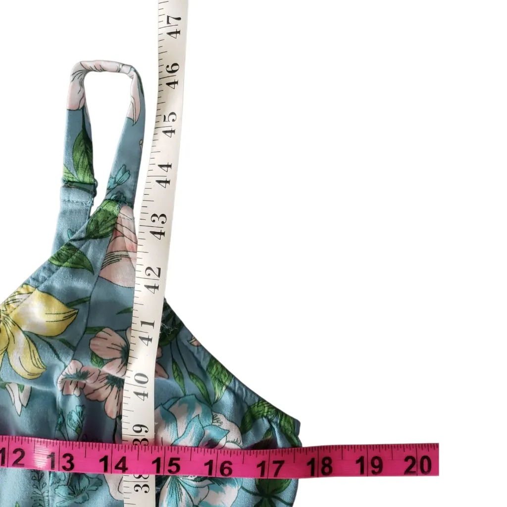 Torrid Womens Blue Floral Sleeveless Maxi Dress Size 0 - Image 9