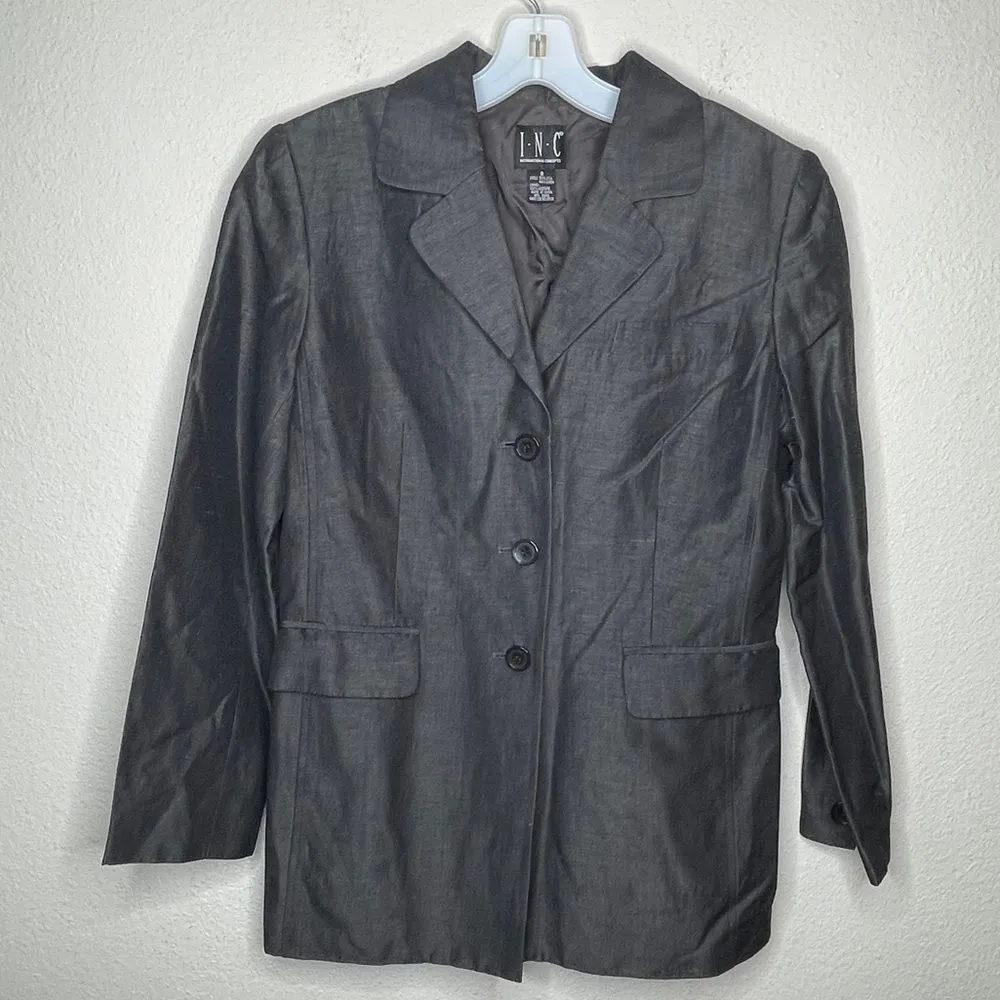 Vintage INC Silk Blend Blazer - Image 5