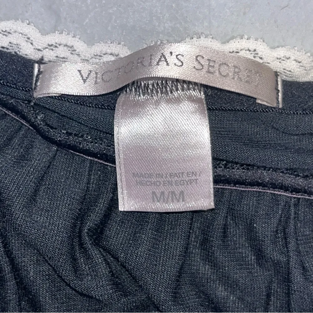 Victoria’s Secret Black Glitter Baby Doll Chemise Nightie - Image 6