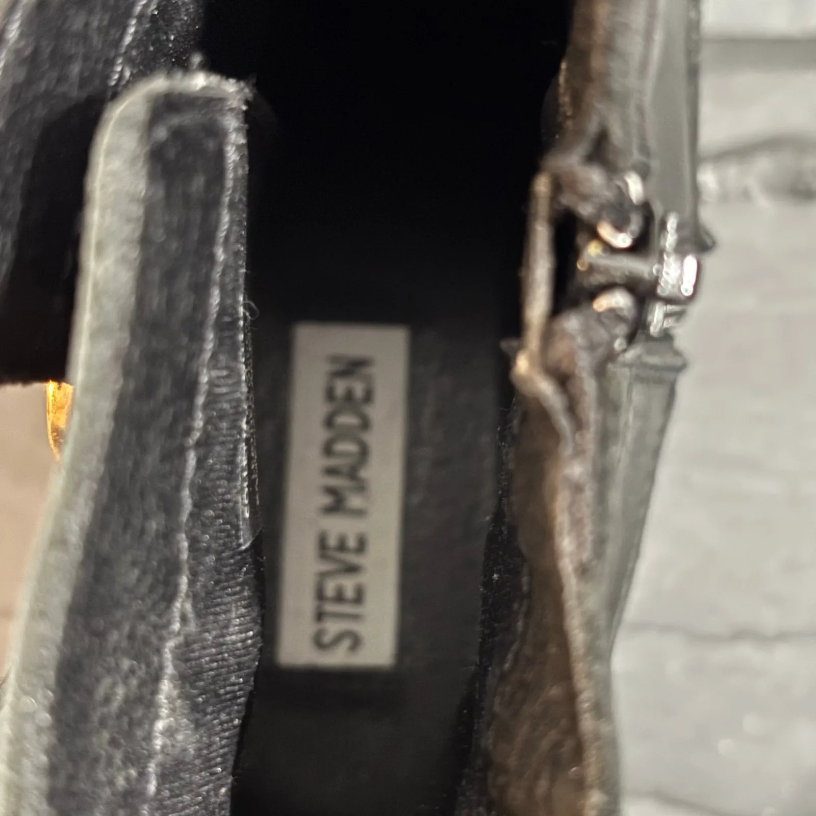 Steve Madden Black Leather Colletta Boot - size 8.5M - Image 3