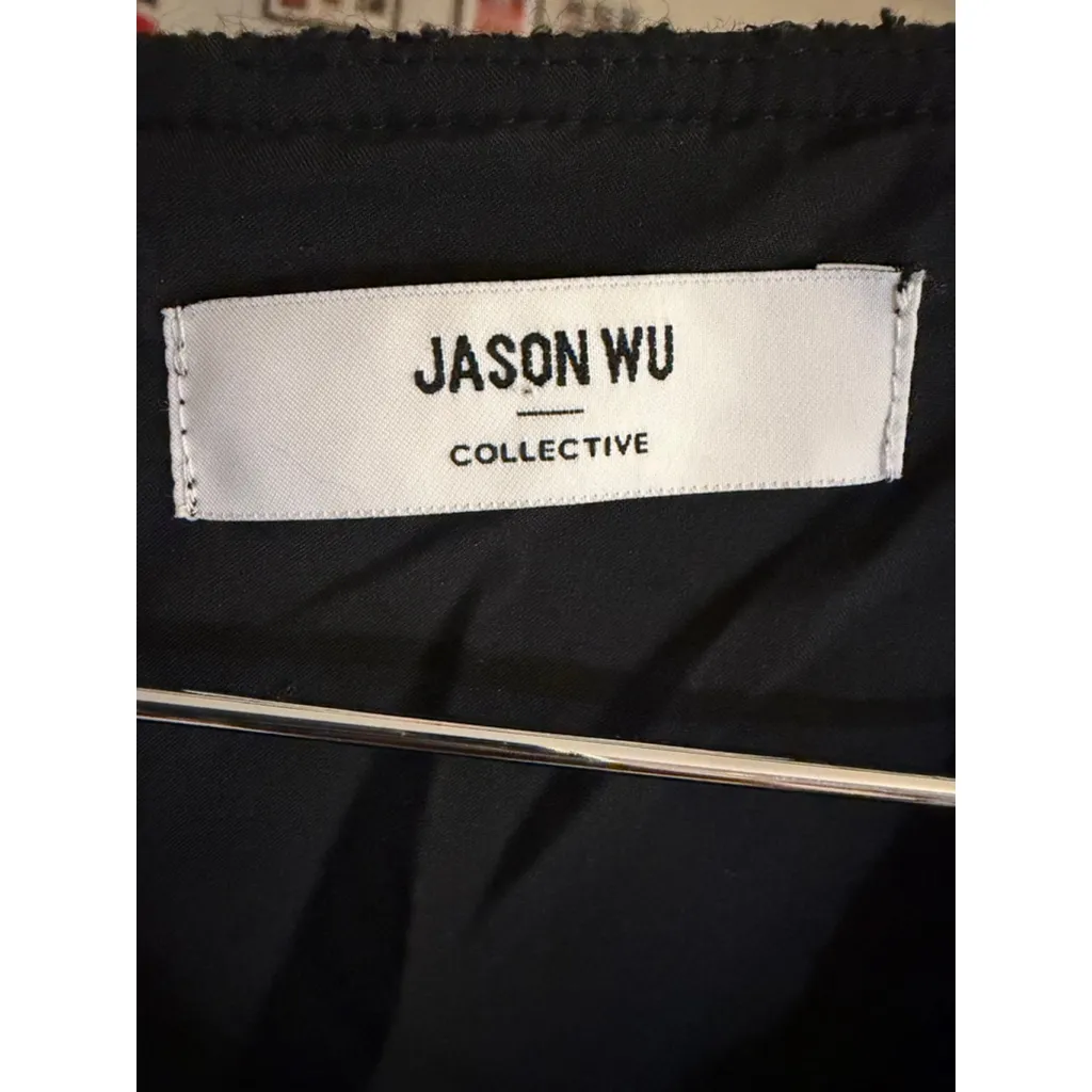 Jason Wu x RTR Tweed Mini Dress Sz 6/8 in Black - Image 3