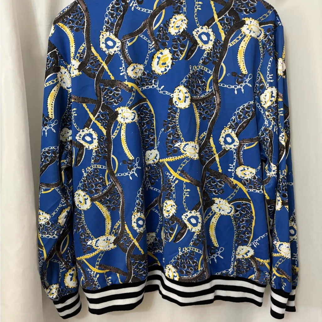New Look Women's Blue Patterned Jacket - Image 7